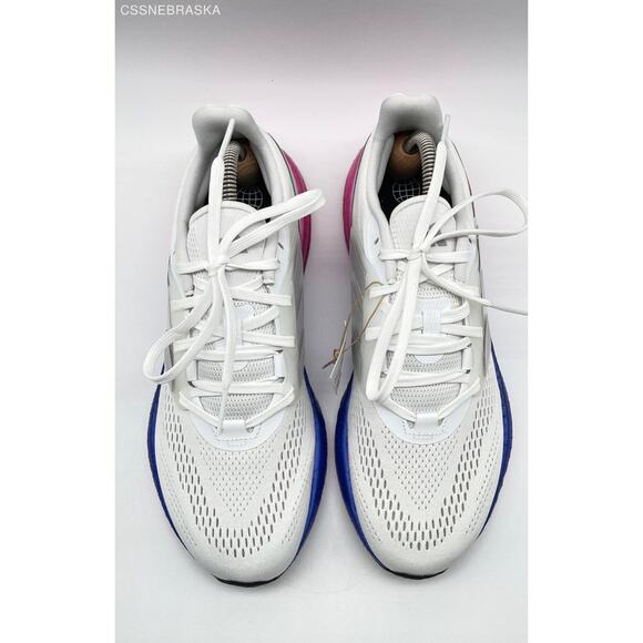 Adidas White Women's Pureboost 22 W Mesh Upper Running Sneakers‎ - Size 10 - Picture 4 of 12